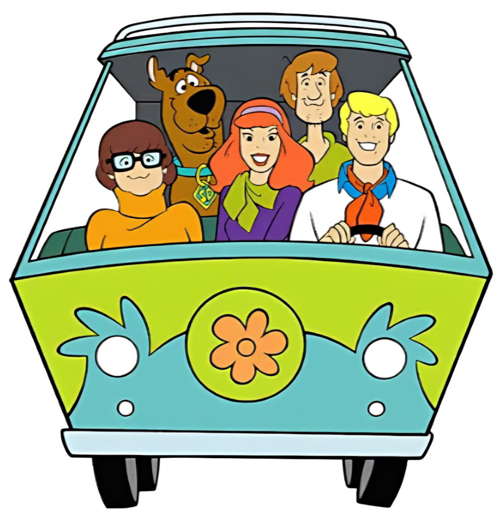 Scooby Doo in Bus with Friends - 1024 px web